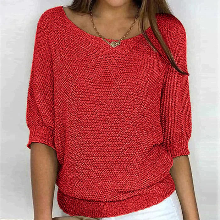 Levoire | Pull En Laine Confort Pour Femmes rouge