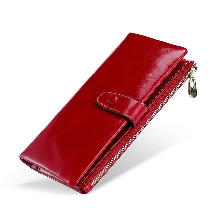 Levoire | Portefeuille pour femmes avec plusieurs emplacements pour cartes Rouge vin