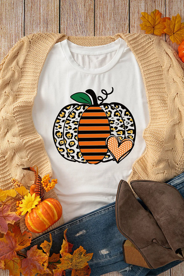 Levoire | Citrouille Comtesse Col Rond Manches Courtes T-shirt