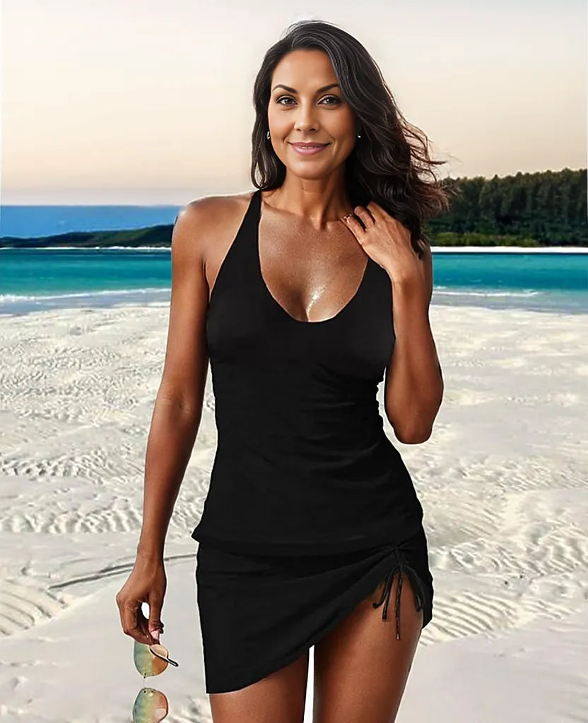 Levoire | Weinlese Tankini maillot de bain 2XL