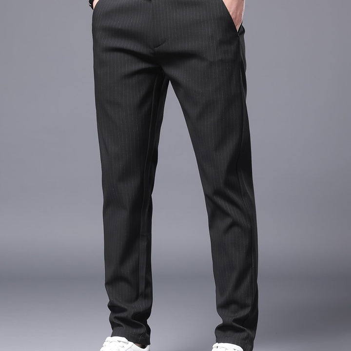 Levoire | Pantalons Stretch Slim Fit À Jambe Droite