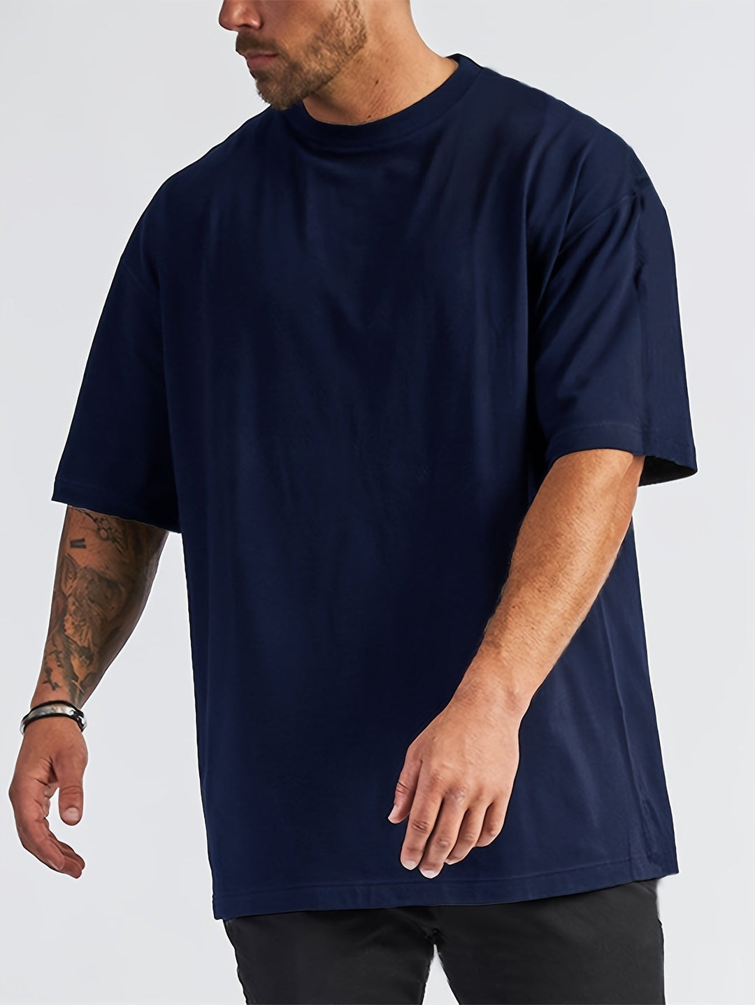 Levoire | T-Shirt En Coton À Col Rond Bleu