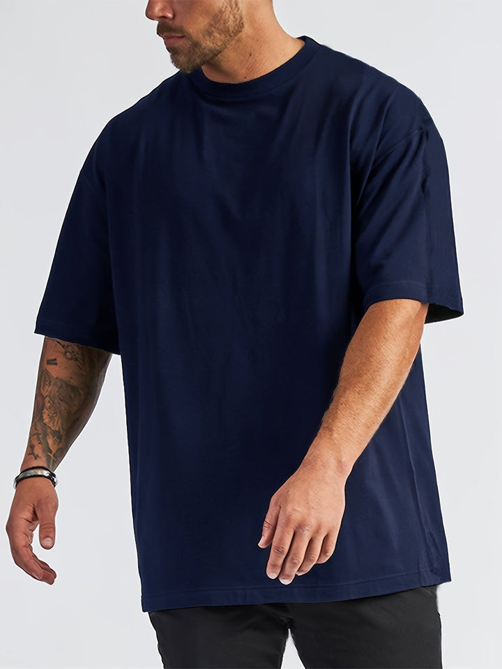 Levoire | T-Shirt En Coton À Col Rond Bleu