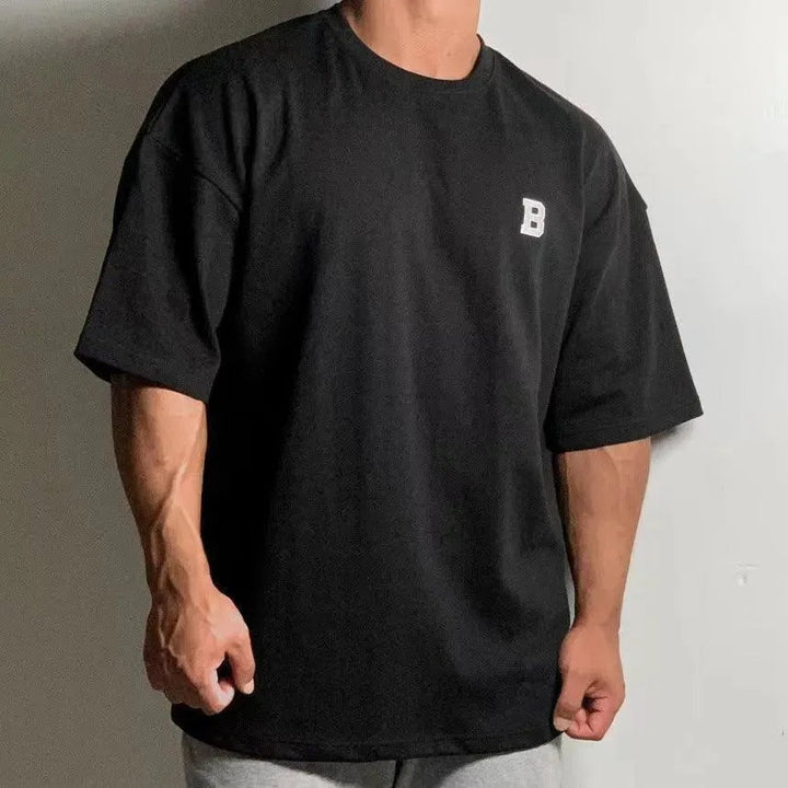 Levoire | T-shirt de fitness pour hommes Noir