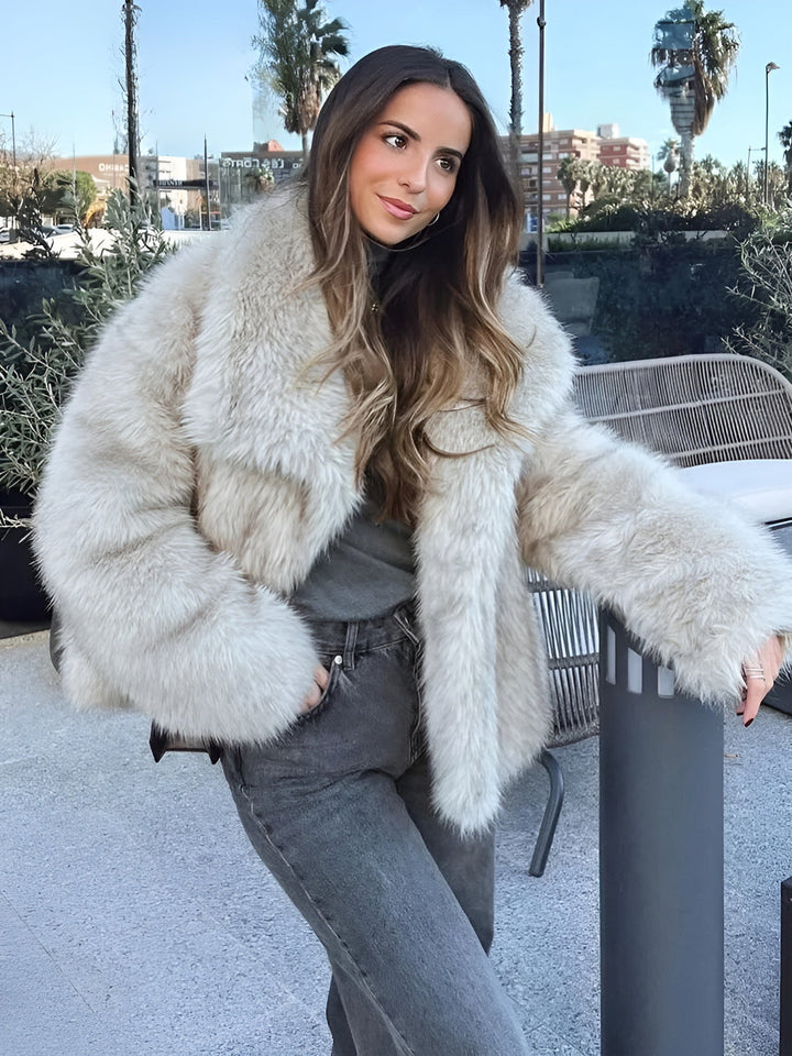 Levoire | Veste En Fausse Fourrure À Manches Longues Confortable