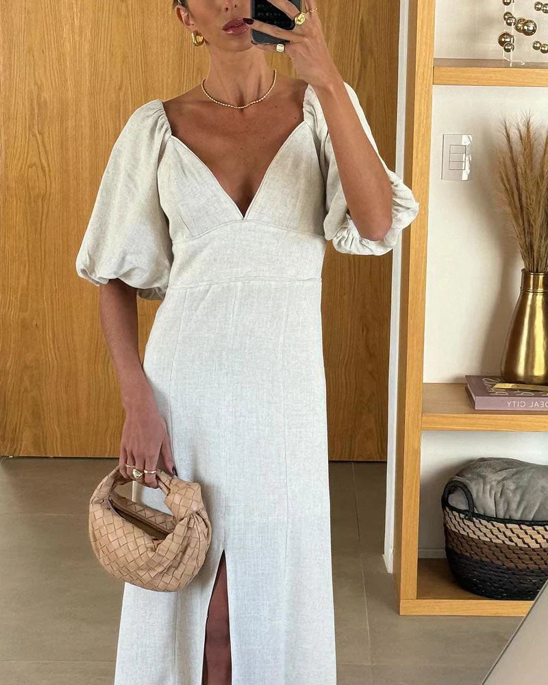 Levoire | Robe Midi En Lin