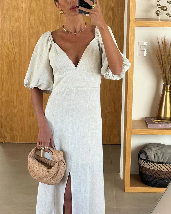 Levoire | Robe Midi En Lin