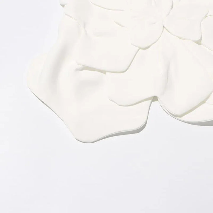 Levoire | Poche sans dos avec fleur tridimensionnelle