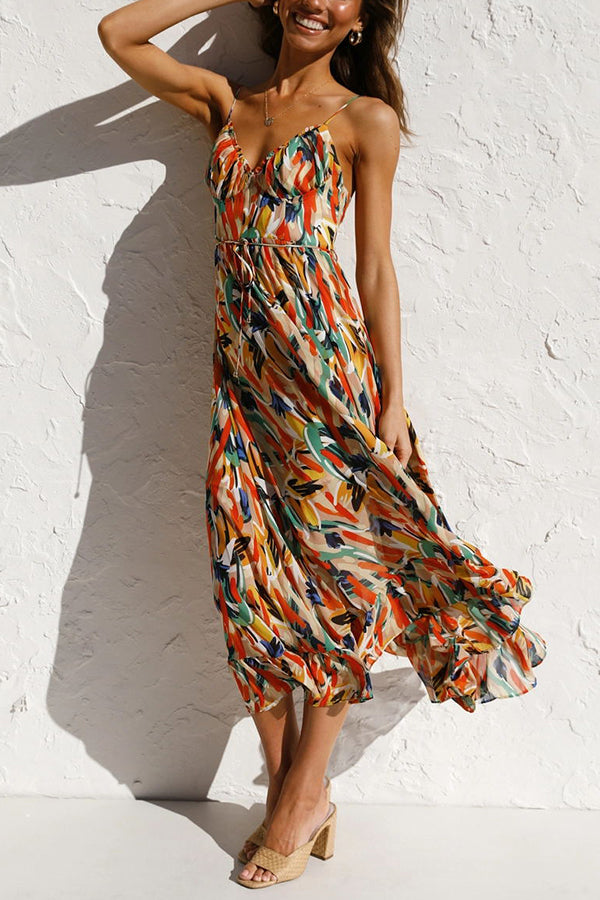 Levoire | Robe midi colorée de haute qualité