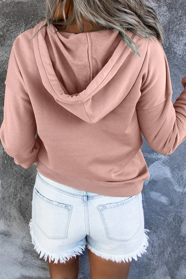 Levoire | Pull Fleece Chaud Avec Capuche Et Boutons
