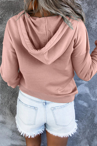 Levoire | Pull Fleece Chaud Avec Capuche Et Boutons