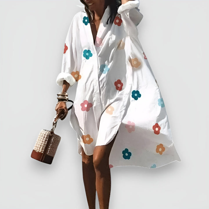Levoire | Robe Chemise Élégante Et Polyvalente Multicolore