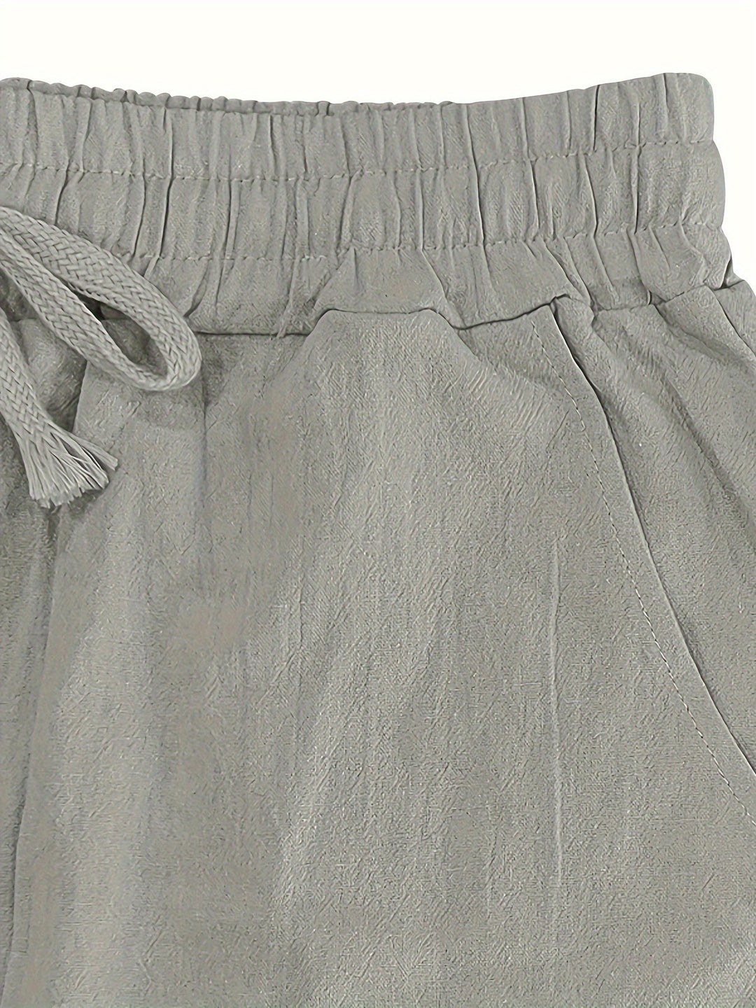 Levoire | Loisirs Coton Lin Pantalons Couleur Unie