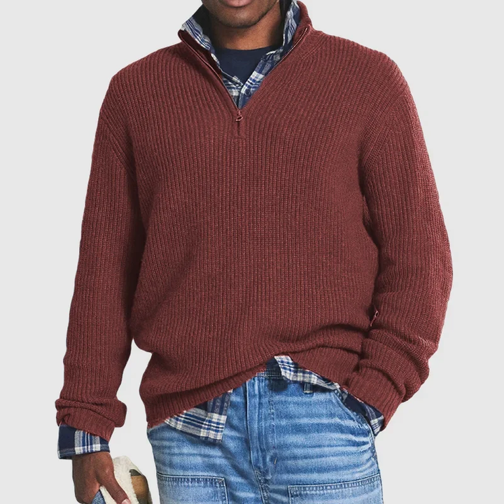 Levoire | Sweat À Fermeture Éclair Pour Hommes Rot
