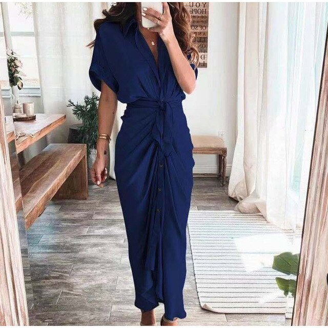 Levoire | Robe De Soirée Luxueuse Bleu foncé