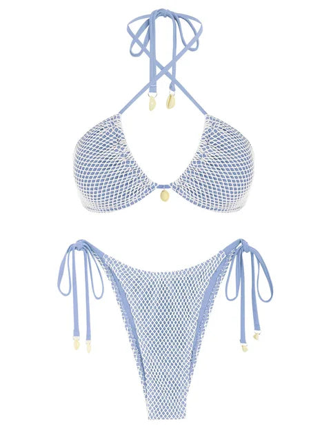 Levoire | Lina Bikini - Tendance & Éclatant Bleu ciel