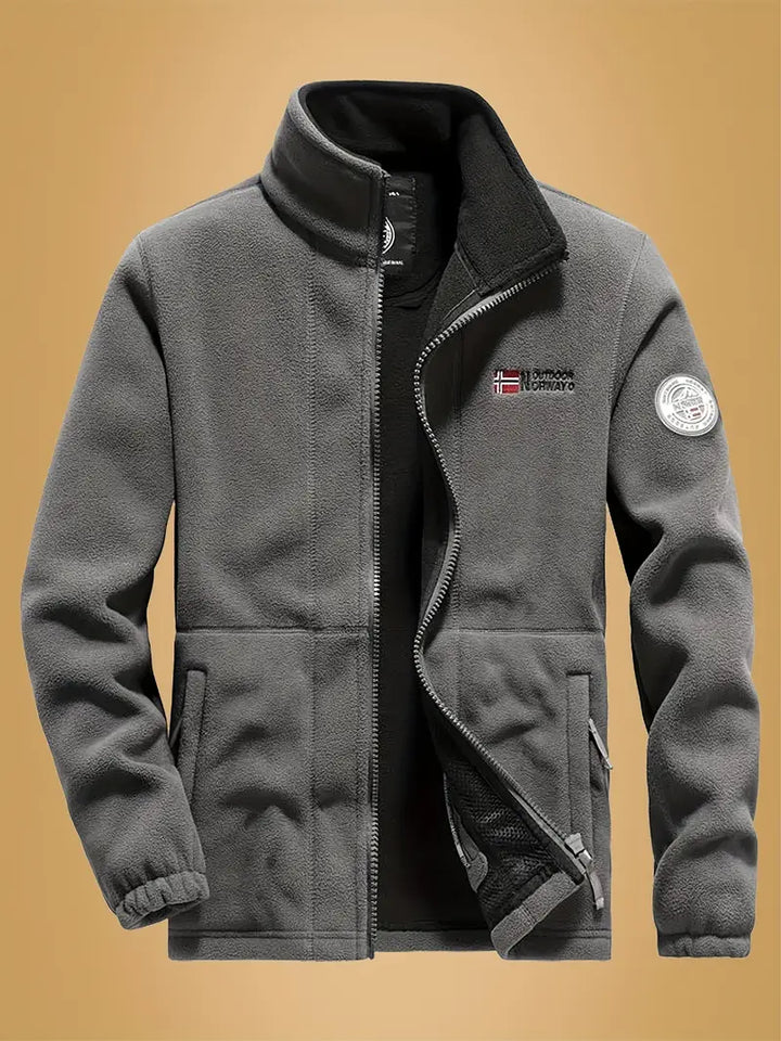 Levoire | Veste En Fleece Chaude Gris foncé