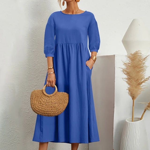 Levoire | Robe Flatteuse Et Élégante Bleu ciel