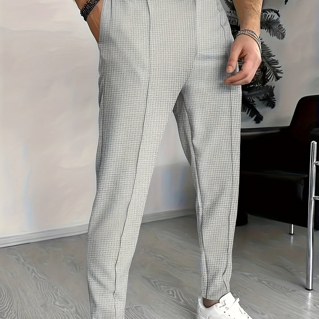 Levoire | Pantalons En Polyester Pour Hommes Avec Une Ceinture Élastique