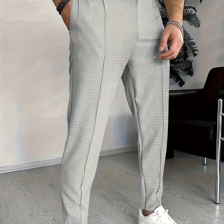Levoire | Pantalons En Polyester Pour Hommes Avec Une Ceinture Élastique