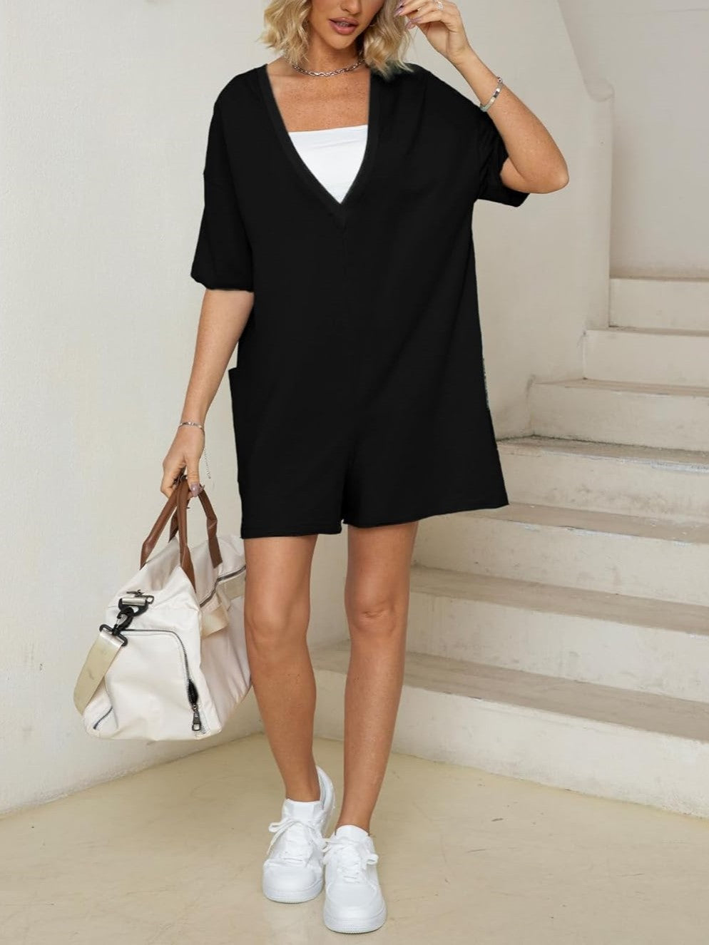 Levoire | Grande Taille Body Réversible Avec Poches
