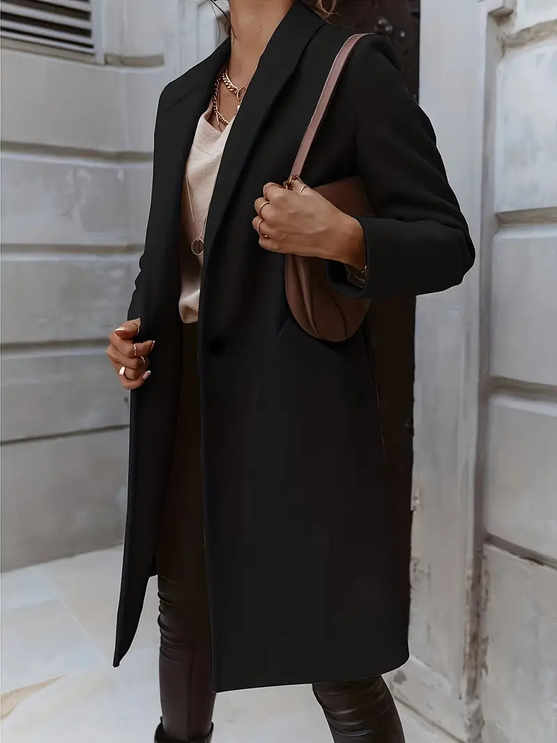 Levoire | Trench Manteau Femme | Longues Noir