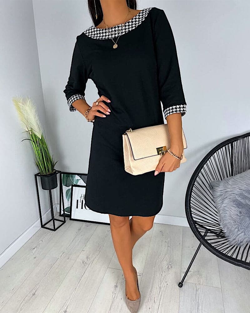 Levoire | Robe Simple Avec Col Rond