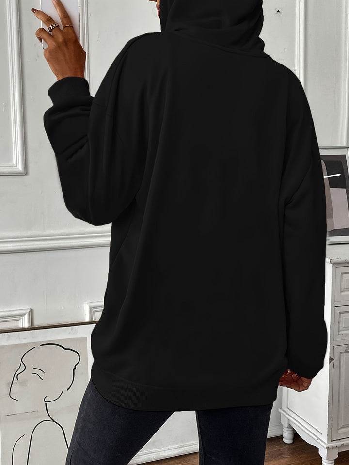 Levoire | Veste À Capuche Durable Avec Fermeture Éclair, Veste Longue À Manches Longues Avec Poches
