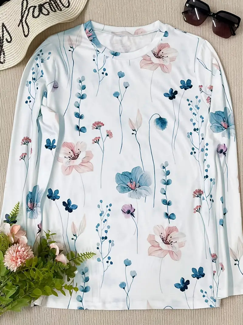 Levoire | T-Shirt À Manches Longues Avec Imprimé Floral