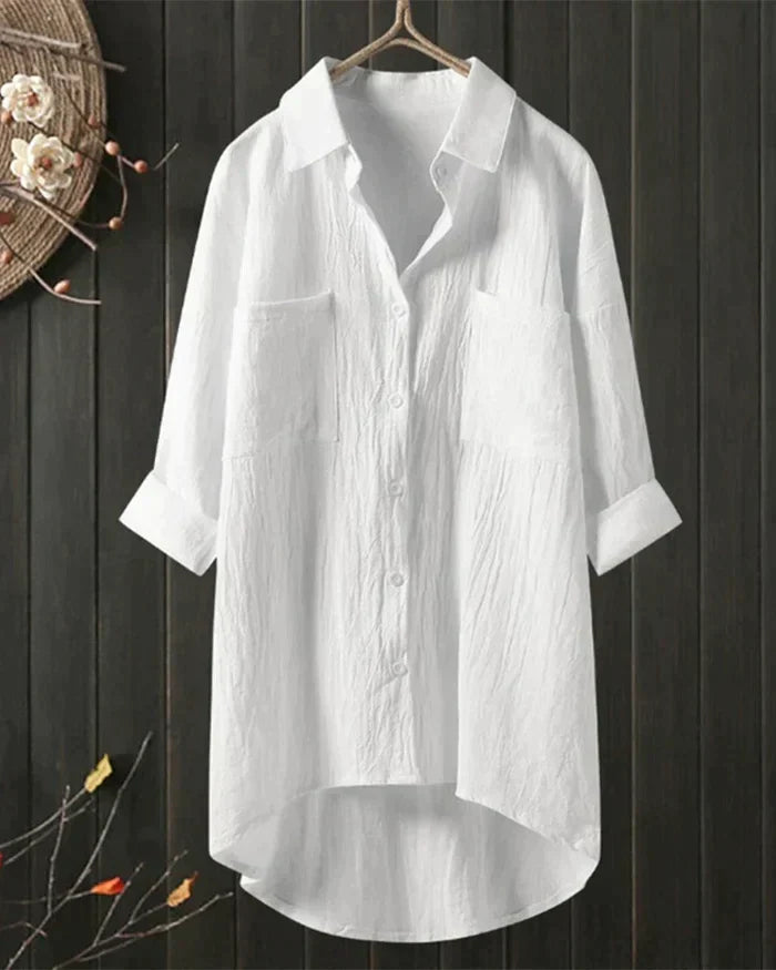 Levoire | Chemise En Lin Blanche Blanc