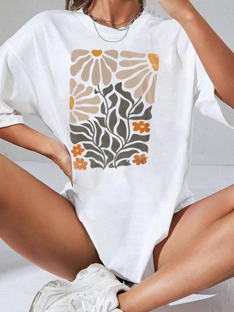 Levoire | T-Shirt Classique À Col Rond Pour Femmes Blanc