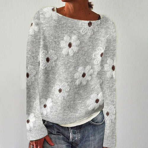 Levoire | Pull Tendance À Manches Longues Et Imprimé