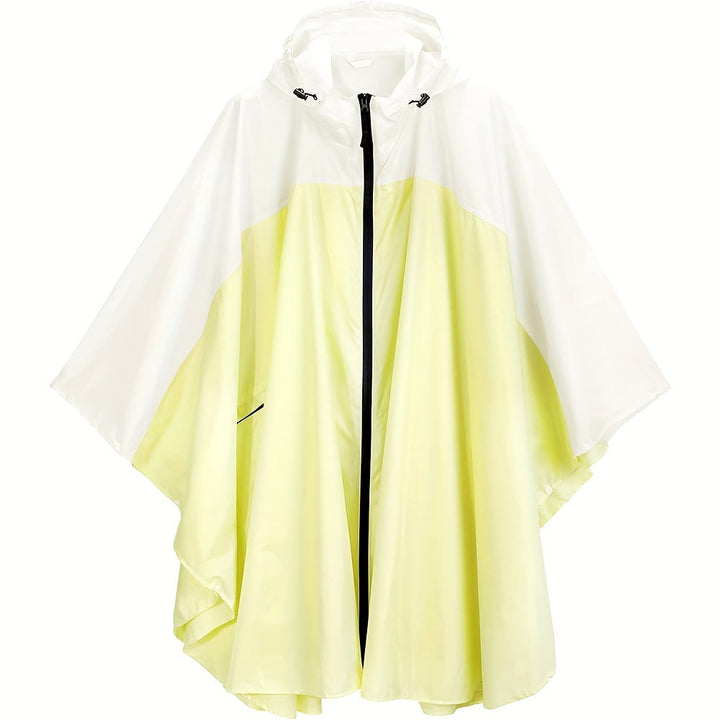 Levoire | Veste De Pluie Imperméable Avec Capuche Jaune Blanc