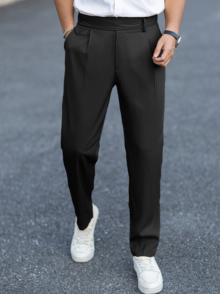 Levoire | Pantalons Pour Hommes De La Réunion Des Sommeliers En Polyester 100 % Unicolore Noir