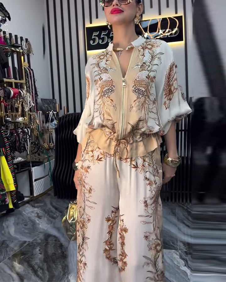 Levoire | Pantalon De Costume Tempérament Col Roulé Zippé