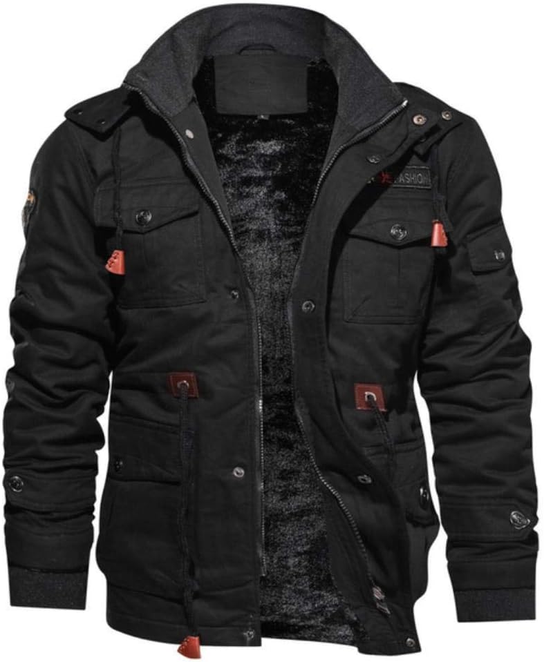 Levoire | Veste militaire doublée Noir (Il ne reste que 8 unités)