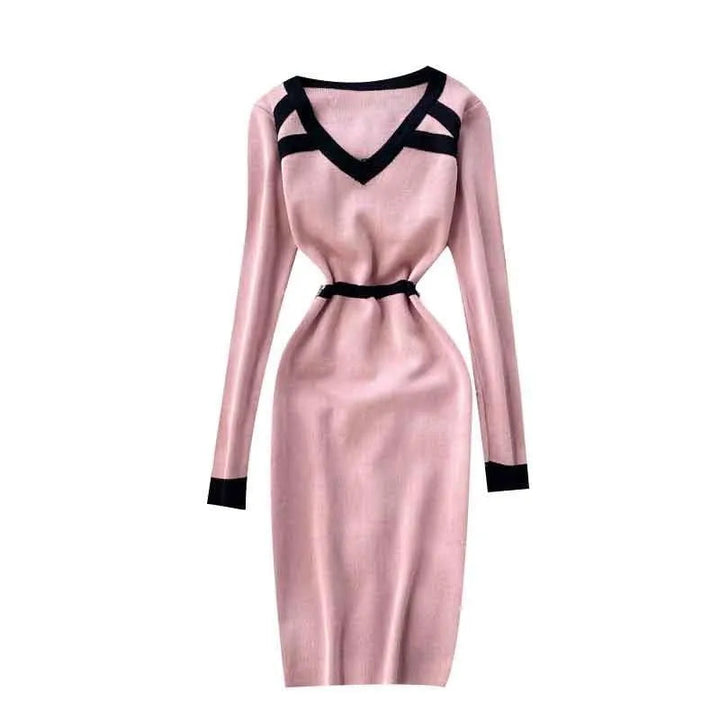 Levoire | Robe tricotée avec un bas de robe basique