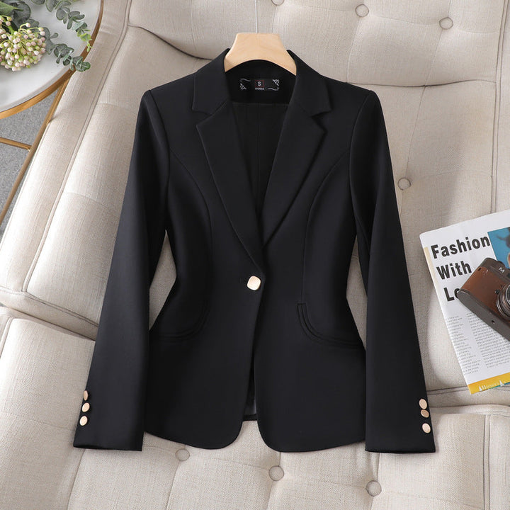 Levoire | Blazer Ajusté Pour Femme du Monde du Travail Contemporain Noir