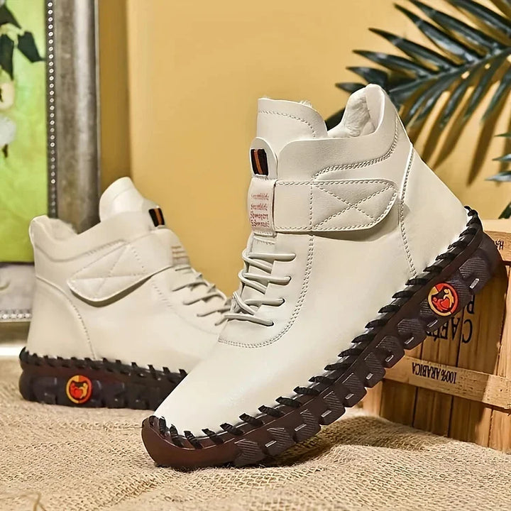 Levoire | Bottes Lisses Confortables Avec Tige En Fourrure Et Semelle Lisse