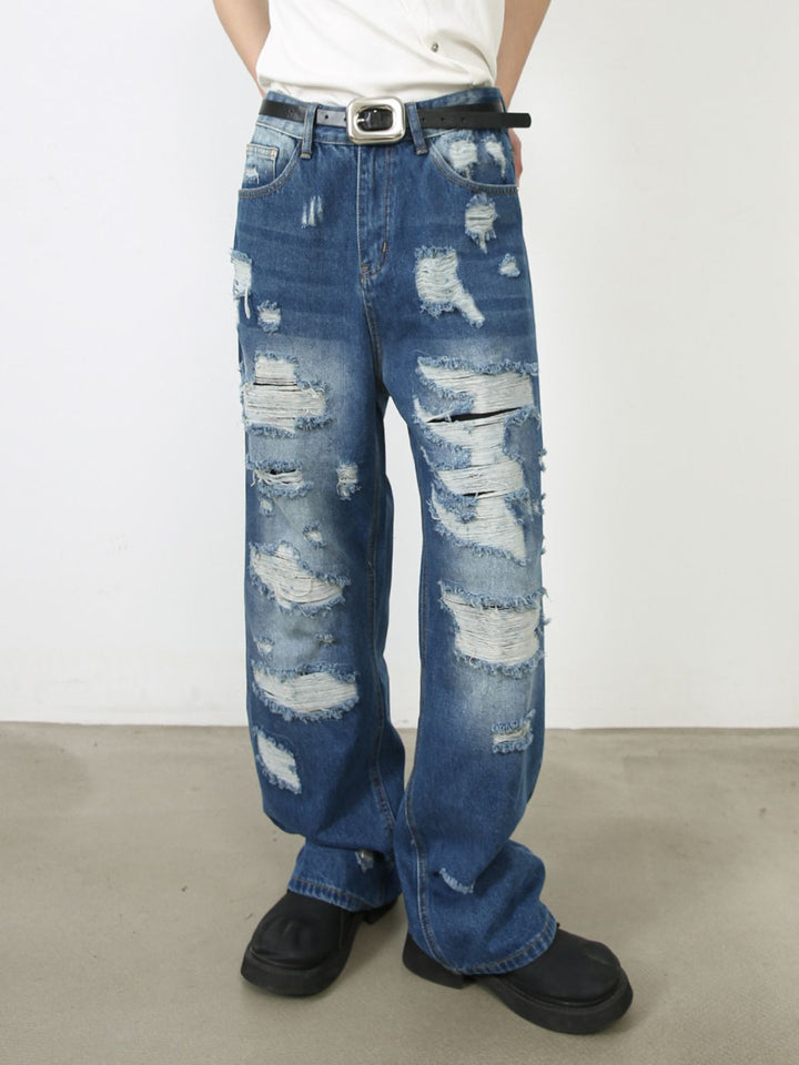 Levoire | Superbes Jeans Délavés Avec Poches Moyen