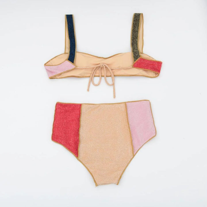 Levoire | Bikini Patchwork Taille Haute