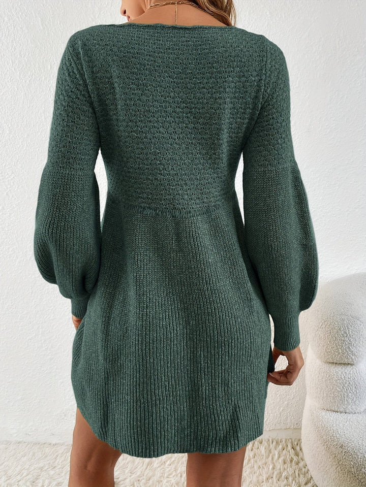 Levoire | Chic Robe Tricot Unie Pour Femmes