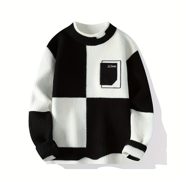 Levoire | Pull Chaud Avec Motifs Géométriques