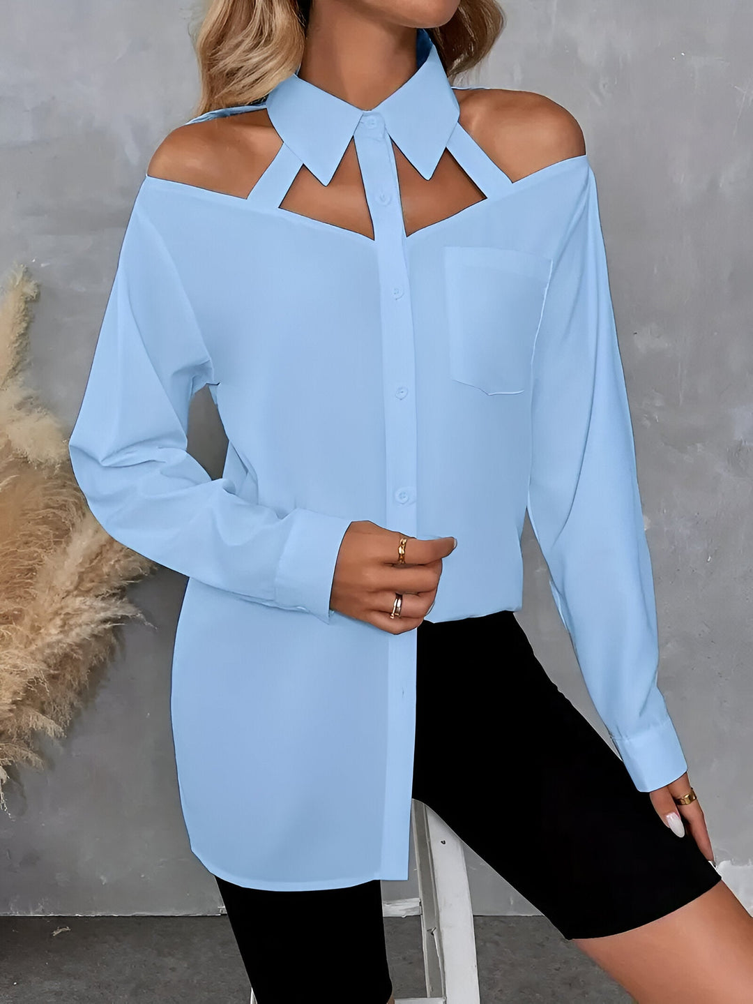 Levoire | Chemise Élégante Avec Patte De Boutonnage