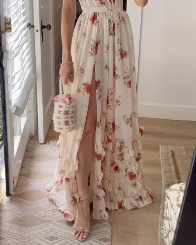 Levoire | Robe Maxi Fleurissante