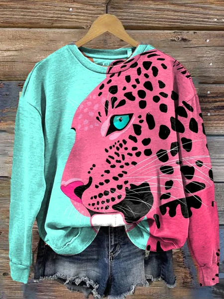 Levoire | WildPrint Pull à col rond Style 1