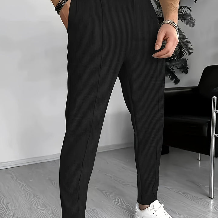 Levoire | Pantalons En Polyester Pour Hommes Avec Une Ceinture Élastique