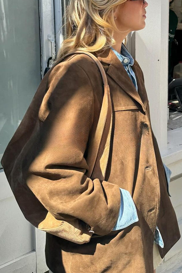 Levoire | Veste Pour Femmes Avec Look Vintage, Manches Longues Et Boutons, Veste De Transition Décontractée