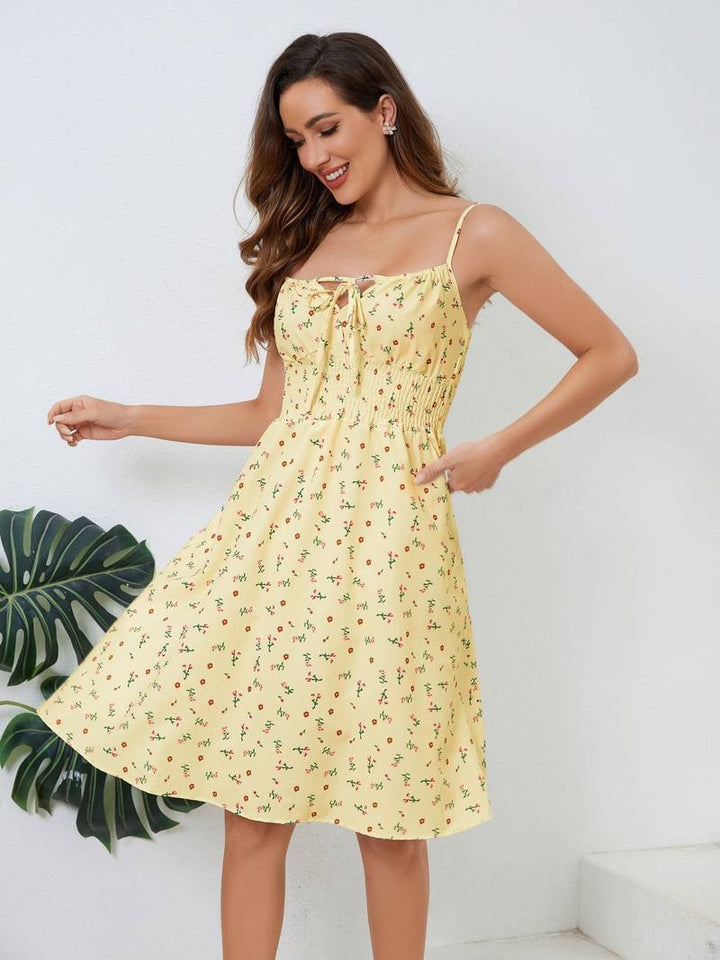 Levoire | Robe Cami Décontractée Avec Cordon De Serrage Or doré champagne