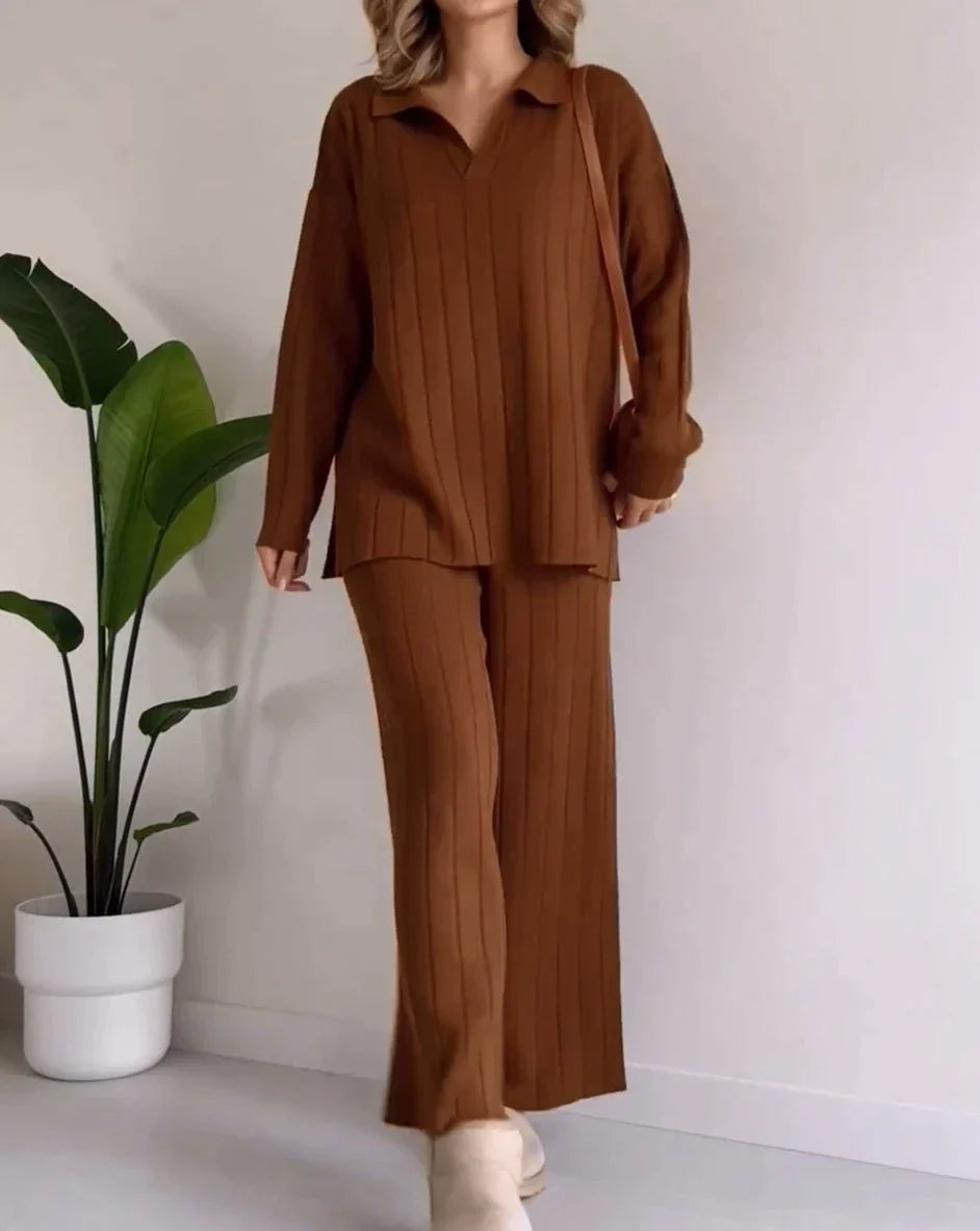 Levoire | Ensemble de Rayures Élégant Braun